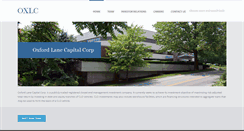 Desktop Screenshot of oxfordlanecapital.com